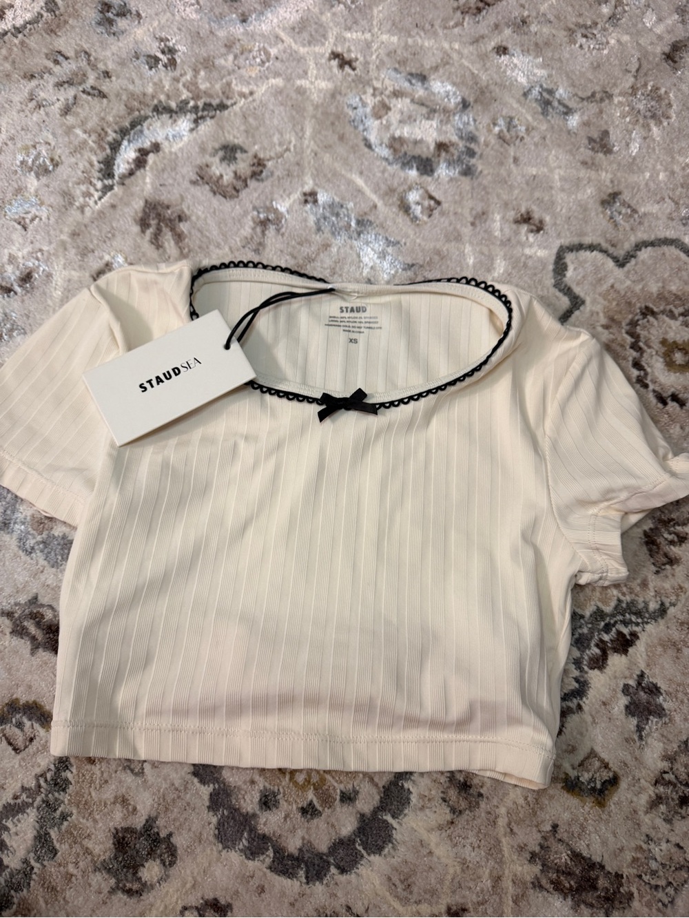 STAUD sea cropped top